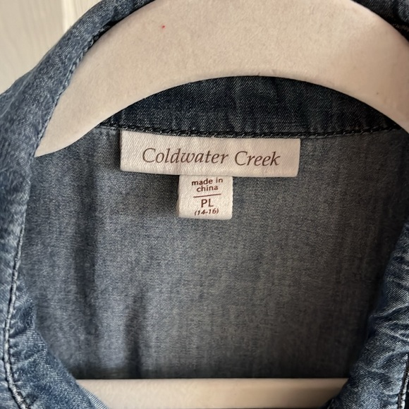 Coldwater Creek Women’s tunic shirt in Blue size PL. - Picture 4 of 12